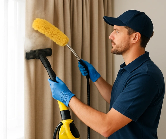 Trusted drapes cleaning technician Matty Curtain Cleaning park-ridge-south QLD