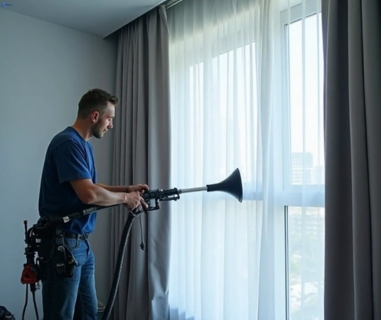 Professional drapes cleaning process tools Matty Curtain Cleaning park-ridge-south
